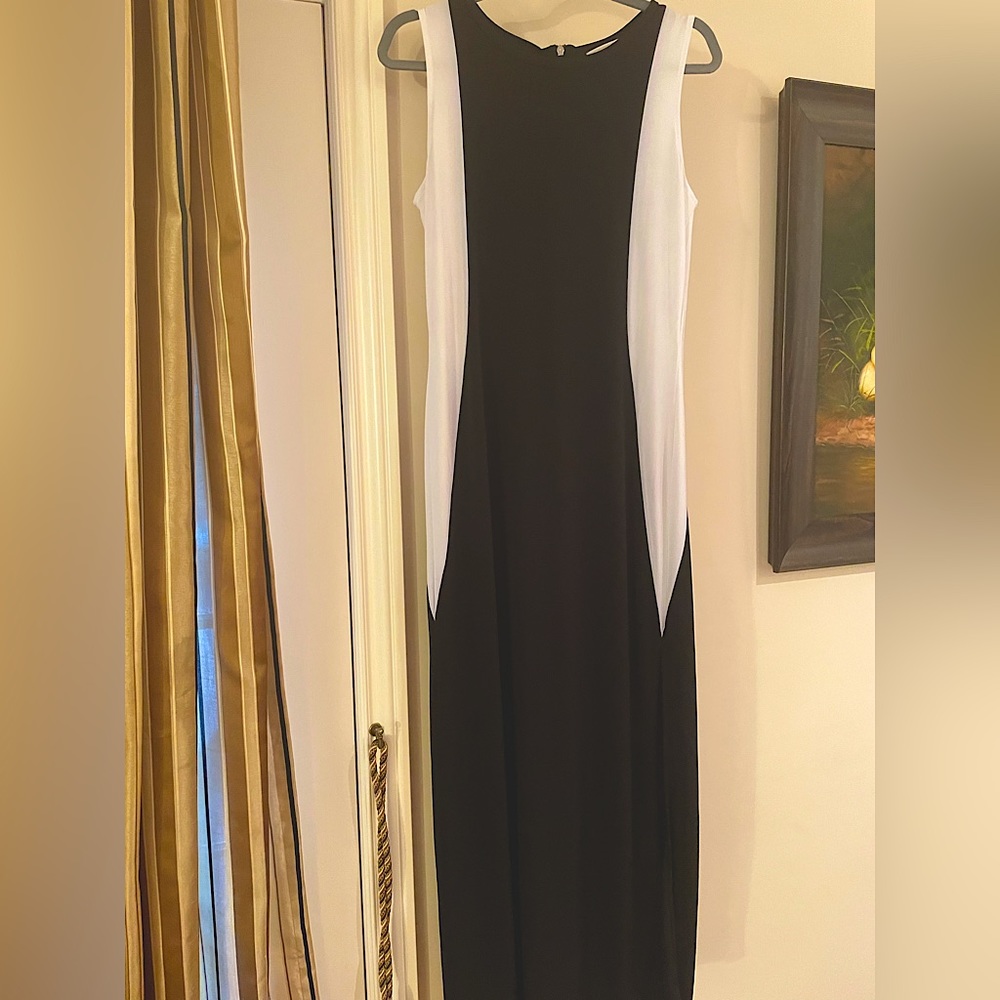 MICHAEL KORS sleeveless maxi dress.